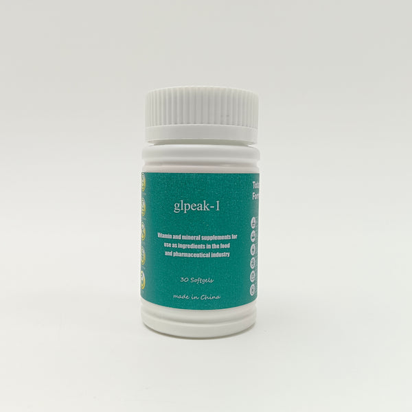 glpeak-1 Vitamin and mineral preparations for medical use Easy-to-swallow capsule design