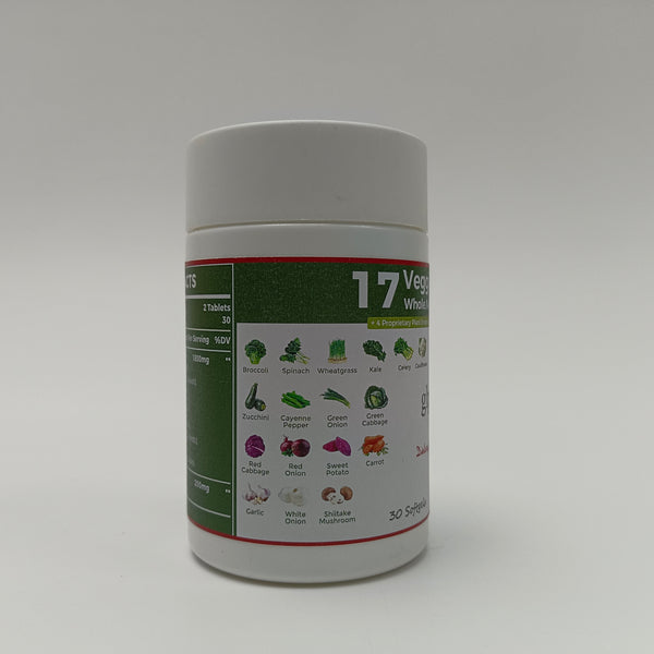 glplex-1 Dietary food supplements 17 kinds of whole food vegetables + 4 kinds of proprietary plant enzymes, 30 soft capsules