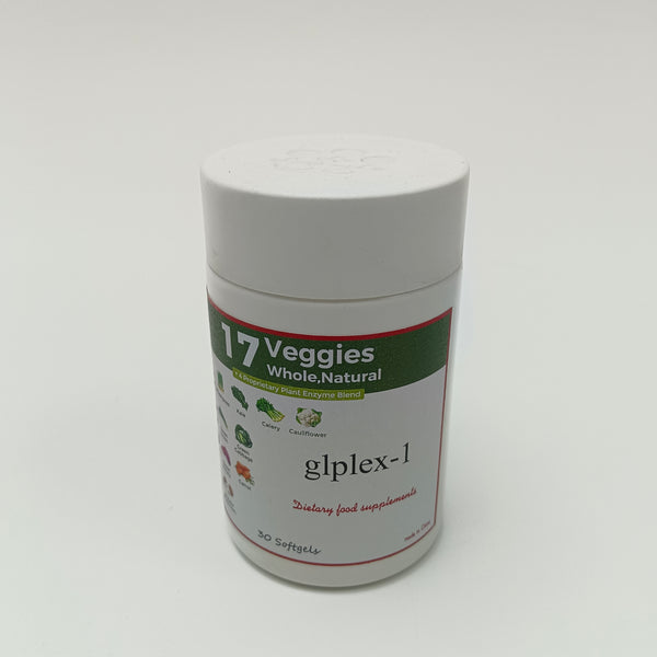 glplex-1 Dietary food supplements 17 kinds of whole food vegetables + 4 kinds of proprietary plant enzymes, 30 soft capsules