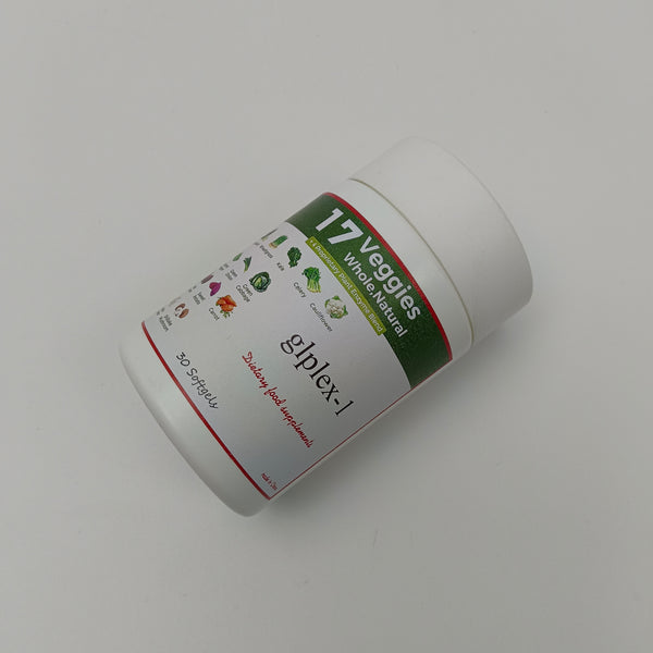 glplex-1 Dietary food supplements 17 kinds of whole food vegetables + 4 kinds of proprietary plant enzymes, 30 soft capsules