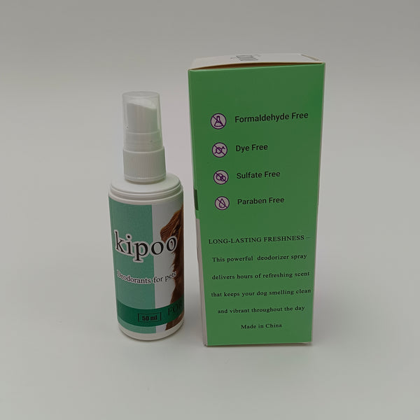 kipoo Deodorants for pets Designed for sensitive skin, long-lasting refreshing spray, 50ml