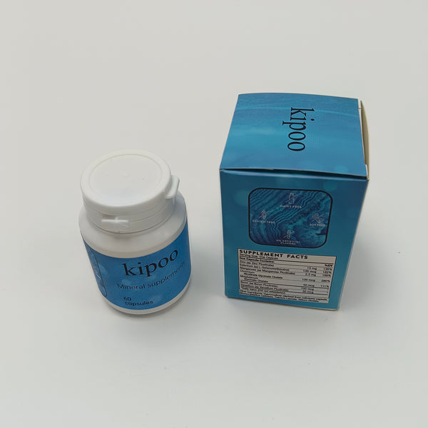 kipoo Mineral supplements Seven Mineral Essence Supplements | High absorption rate, gluten-free / dairy-free, 60 capsules