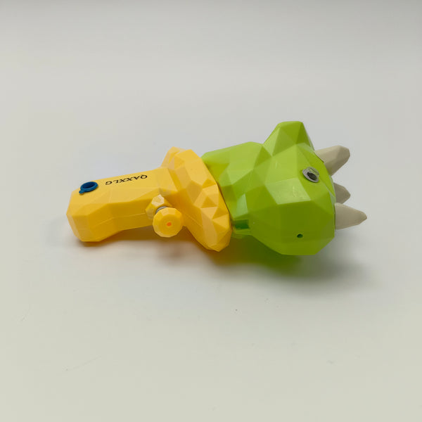 QAXXLG Water pistols Dinosaur-shaped Water Gun | Green dinosaur head, yellow gun body, outdoor water play toy