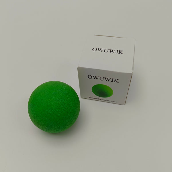 OWUWJK Stress relief exercise toys High-Density EVA, 6.5cm, Green, Portable for Muscle & Stress Relief, Yoga, Fitness