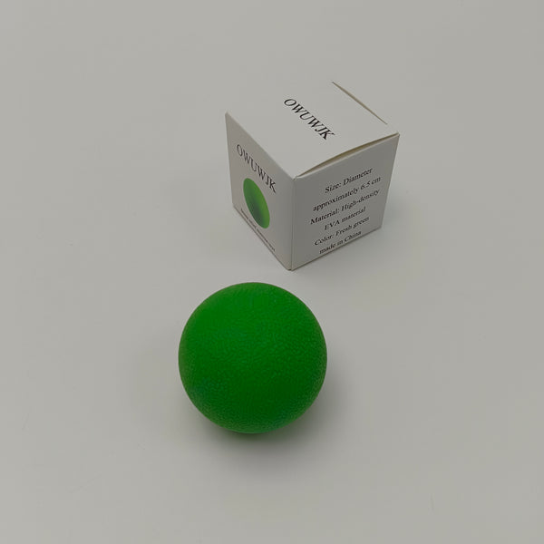OWUWJK Stress relief exercise toys High-Density EVA, 6.5cm, Green, Portable for Muscle & Stress Relief, Yoga, Fitness