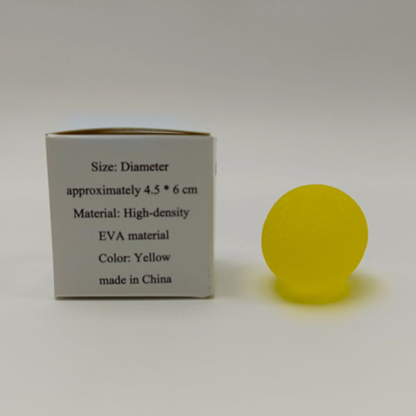 OOCGKFX Stress relief exercise toys High - Density EVA Egg - Shaped Stress Relief Exercise Toy, Yellow, 4.5×6cm