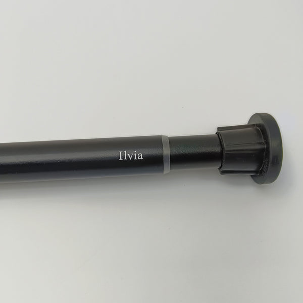 Ilvia Curtain rods Adjustable Curtain Rod, for Windows, Shower, Doorways, No Drilling Required