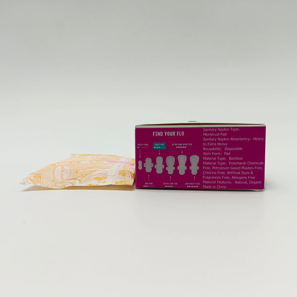 lovabu Feminine hygiene pads Disposable Sanitary Napkins, Heavy to Extra Heavy Absorbency, Individually Wrapped