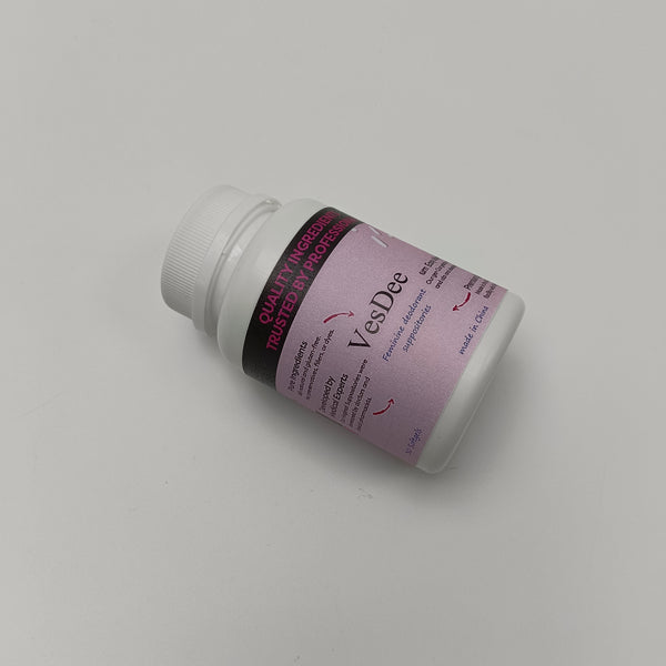 VesDee Feminine deodorant suppositories 30 Softgels, Pure Natural & Gluten - Free, Easy Absorption
