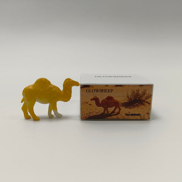 GLOWSHEEP Toy animals Lifelike Mini Camel Figurine, PVC for Kids Play/Collection