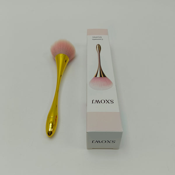 SXOWJ Cosmetic brushes Premium Artificial Fiber Makeup Brush, Long HandleDesign Blush Brush for Blusher, Bronzer, Powder, Foundatio