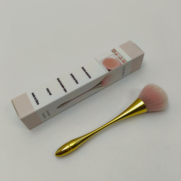 SXOWJ Cosmetic brushes Premium Artificial Fiber Makeup Brush, Long HandleDesign Blush Brush for Blusher, Bronzer, Powder, Foundatio