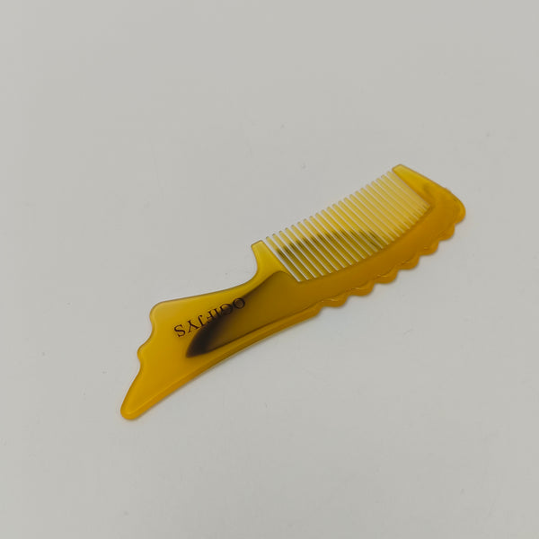 OGIFJYS Combs Mini Styling Comb for Braids, Mustache, Hairline, eyebrows, Travel Grooming Tool (Amber)