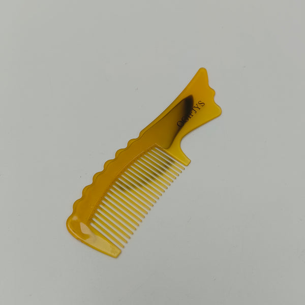 OGIFJYS Combs Mini Styling Comb for Braids, Mustache, Hairline, eyebrows, Travel Grooming Tool (Amber)