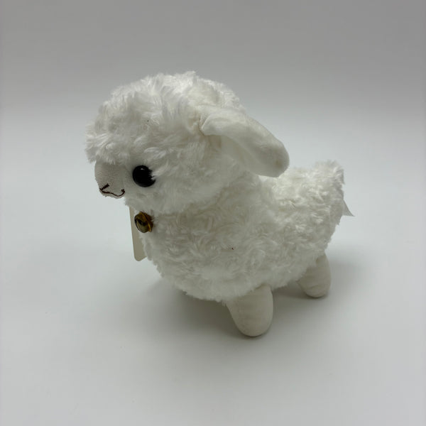 XKMOCNS Plush toys Cute Stuffed Sheep Toy with Bell, 12 Inch Soft Fluffy White Plush Animal