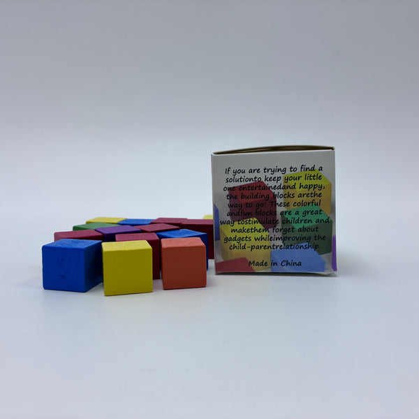 kmoujh Toy building blocks 30PCS Toy Building Blocks, Classic Wooden Blocks for Toddlers, Early Educational Stacking Cubes for Kids