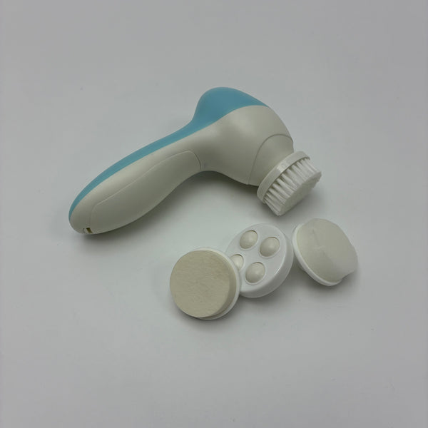 Aifenmiao Electric face cleansing brushes 4 in 1 Rotating Facial Spin Brush with 4 Interchangeable Brush Heads, Rechargeable