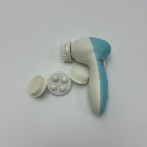 Aifenmiao Electric face cleansing brushes 4 in 1 Rotating Facial Spin Brush with 4 Interchangeable Brush Heads, Rechargeable