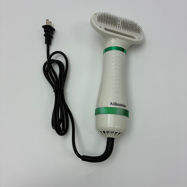 Aifenmiao Electric pet brushes Pet Grooming Tool with Vacuum Suction for Dogs and Cats(White)