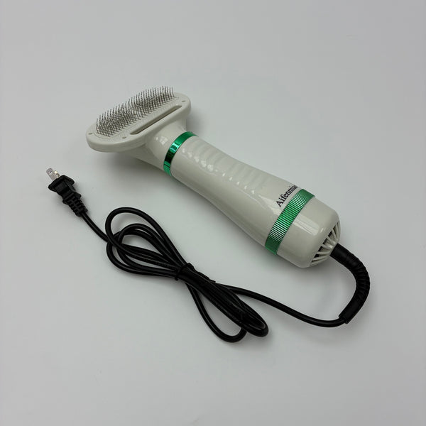Aifenmiao Electric pet brushes Pet Grooming Tool with Vacuum Suction for Dogs and Cats(White)