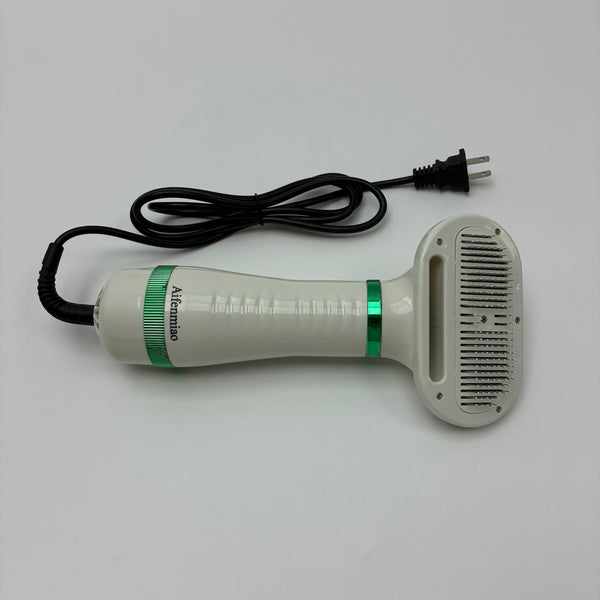 Aifenmiao Electric pet brushes Pet Grooming Tool with Vacuum Suction for Dogs and Cats(White)