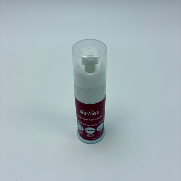 MESOGE medicated toothpaste Therapeutic Toothpaste for Receding Gums, Red Swollen Bleeding Gums, Plaque Control, Bad Breath Relief - 80g