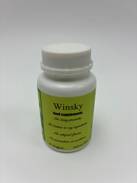Winsky food supplements Organic Ancient Grains, Berries, Greens, 30 Softgels, No Artificial Additives, High Fiber