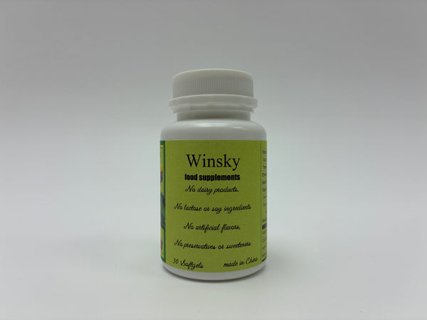 Winsky food supplements Organic Ancient Grains, Berries, Greens, 30 Softgels, No Artificial Additives, High Fiber