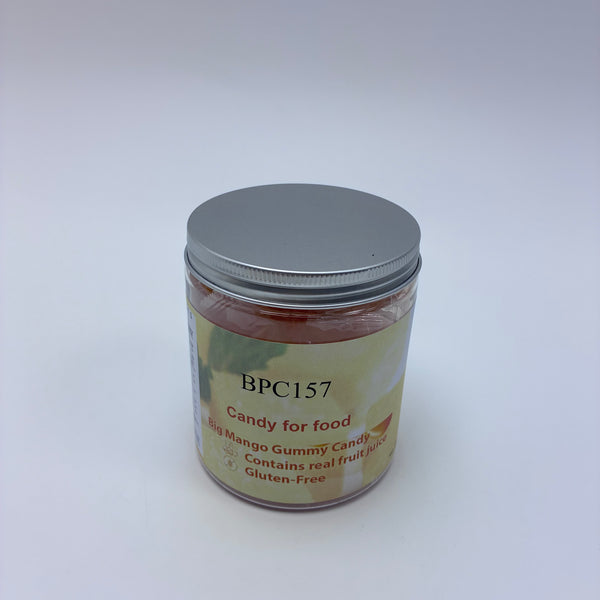 BPC157 Candy for food Big Mango Gummy Candy 32g, Contains Real Fruit Juice, Gluten-Free Dietary Supplement