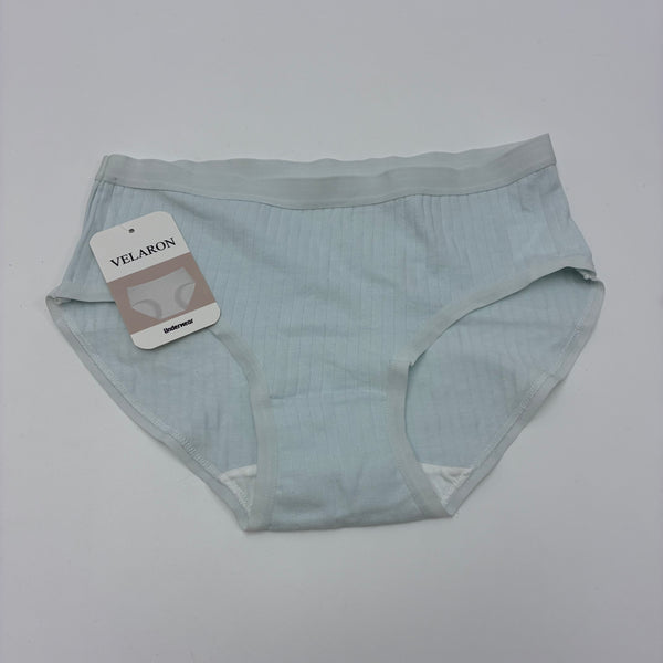 VELARON Underwear Women's Cotton Underwear - Breathable Striped Mid-Rise Panties