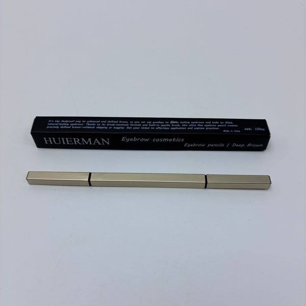 HUIERMAN eyebrow pencils Ultra Fine Brow Pencil for Precise Definition, Deep Brown, Long-Lasting & Smudge-Proof