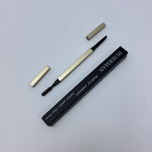 HUIERMAN eyebrow pencils Ultra Fine Brow Pencil for Precise Definition, Deep Brown, Long-Lasting & Smudge-Proof