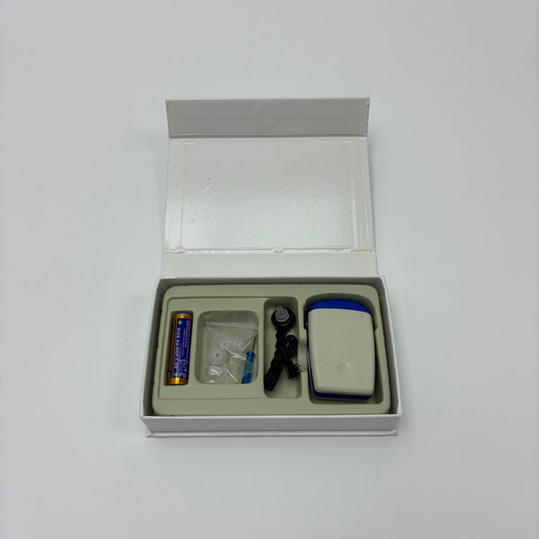 Yesli Hearing aids Sound Amplifier with Tone Adjustable, Includes 1 Pair of Earplugs, Cleaning Brush, Storage Box and 1 AAA Battery