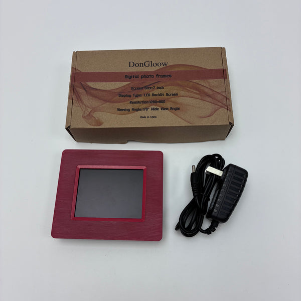 DonGloow Digital photo frames 7 Inch Digital Photo Frame - 1280x800 HD LED Backlit Display, 178° Wide Viewing Angle