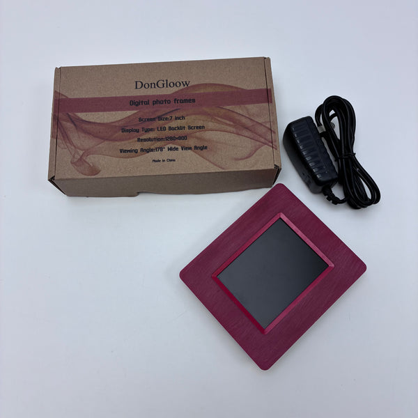 DonGloow Digital photo frames 7 Inch Digital Photo Frame - 1280x800 HD LED Backlit Display, 178° Wide Viewing Angle