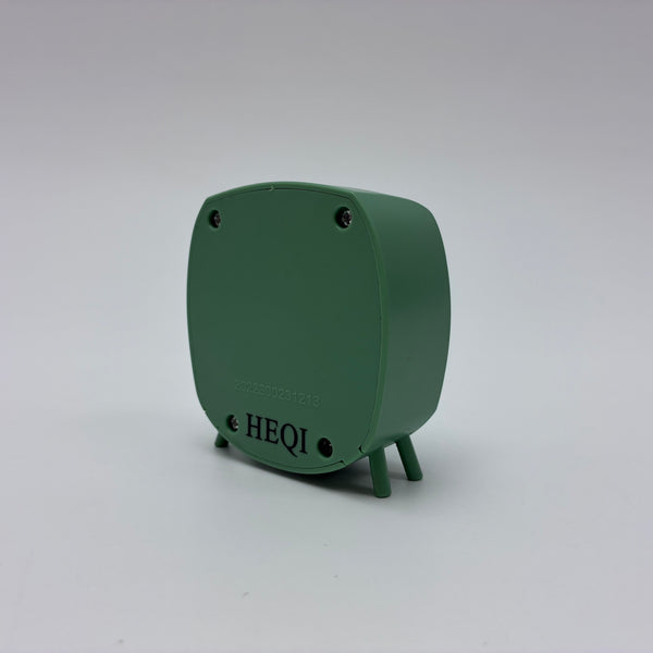 HEQI Musical boxes Retro Mini Music Box for Study and Relaxation, Vintage Green with Golden Maple Leaf