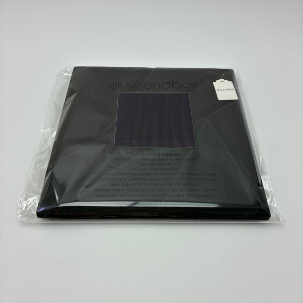 soundbox Soundproofing materials 300x300mm Acoustic Foam Panel, 9mm Thick, 100% Polyester Fiber