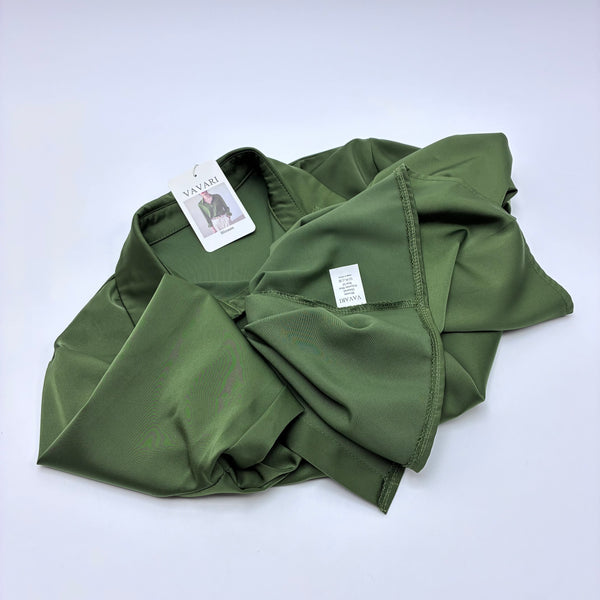 VAVARI Blouses Casual Long Sleeve Blouse - Elegant Solid Color Turn-down Collar Button Down Loose Top