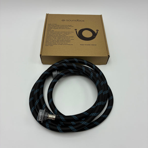soundbox Hoses of textile material 10m Expandable Garden Hose - Flexible Textile Material with Solid Brass Fittings