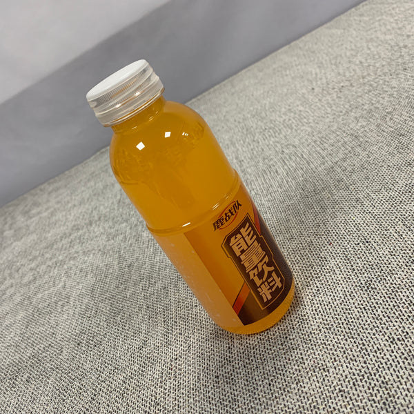 鹿战队 能量饮料 零糖能量饮料 - 柑橘口味，天然咖啡因+维生素B群，250ml便携罐装