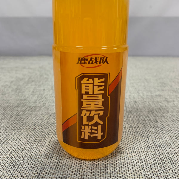 鹿战队 能量饮料 零糖能量饮料 - 柑橘口味，天然咖啡因+维生素B群，250ml便携罐装