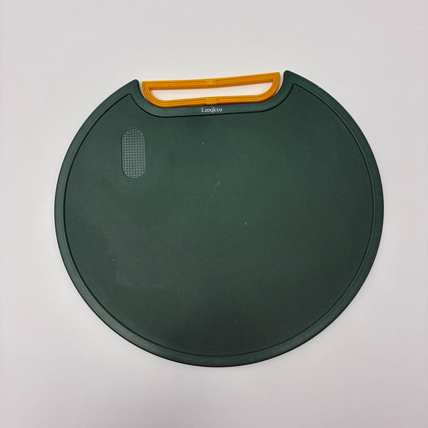 Lcoqkxu Chopping boards for kitchen use Round Cutting Board for Kitchen, Non-Slip Meat & Vegetable Chopping Board