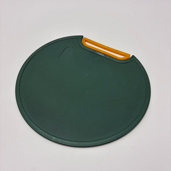 Lcoqkxu Chopping boards for kitchen use Round Cutting Board for Kitchen, Non-Slip Meat & Vegetable Chopping Board