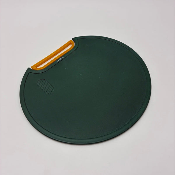 Lcoqkxu Chopping boards for kitchen use Round Cutting Board for Kitchen, Non-Slip Meat & Vegetable Chopping Board
