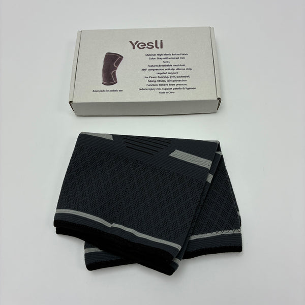 Yesli Knee pads for athletic use Breathable & Anti-Slip Compression Knee Pad for Basketball, Hiking, Fitness, Gym