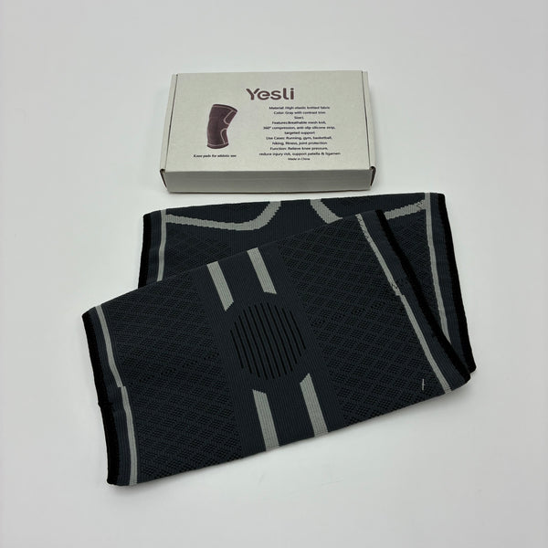 Yesli Knee pads for athletic use Breathable & Anti-Slip Compression Knee Pad for Basketball, Hiking, Fitness, Gym