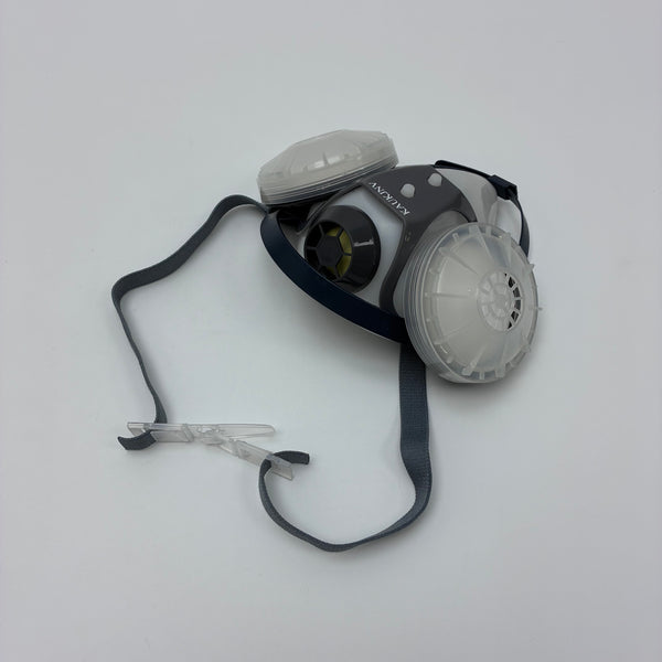 KAUKJNV Dust protective respiratory masks Reusable Half Facepiece Respirator Mask for Painting, Spraying, Industrial Work