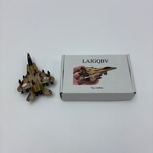 LAJGQBV Toy models Metal Fighter Jet Plane Toy with Movable Missiles & Transparent Cockpit, Collectible Toy Gift for Kids Adults