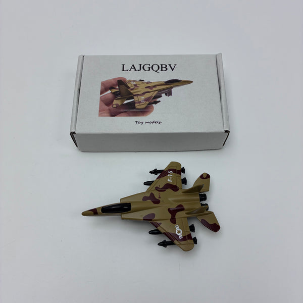 LAJGQBV Toy models Metal Fighter Jet Plane Toy with Movable Missiles & Transparent Cockpit, Collectible Toy Gift for Kids Adults