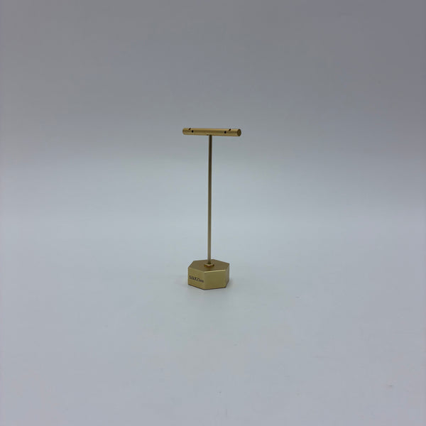 SilkRZlsss Display stands Metal Display Stand, Golden T-Bar Jewelry Organizer Rack
